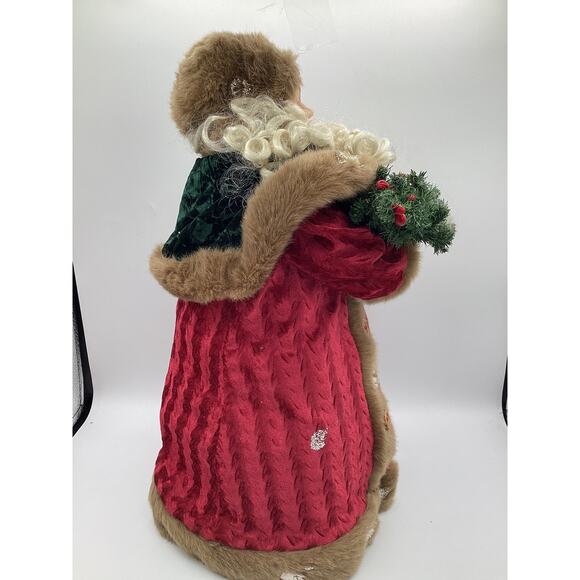 Old World Santa Claus Tree Topper 18.5” - Picture 2 of 6